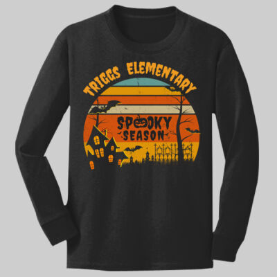 Youth Long Sleeve Shirt - Fall - Haunted House Thumbnail