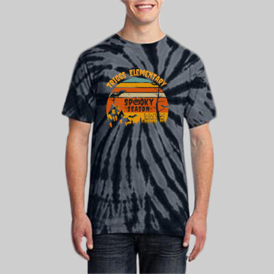 Adult Tie-Dye T-Shirt - Fall - Haunted House Thumbnail