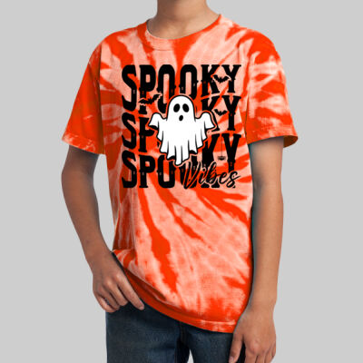 Youth Tie-Dye T-Shirt - Fall - Spooky Season  Thumbnail