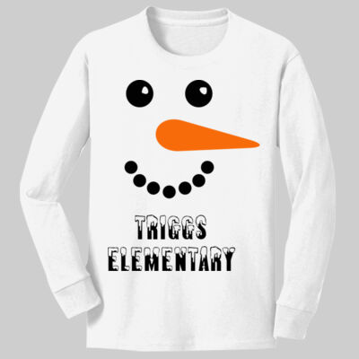 Youth Long Sleeve Shirt - Winter Holidays - Snowman Thumbnail