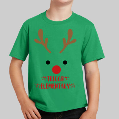 Youth T-Shirt - Winter Holidays - Reindeer Thumbnail