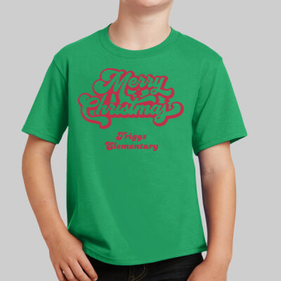 Youth T-Shirt - Winter Holidays - Merry Christmas - Red Thumbnail