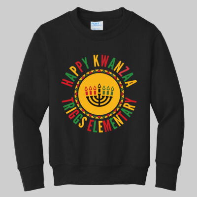 Youth Crewneck - Winter Holidays - Happy Kwanzaa Thumbnail