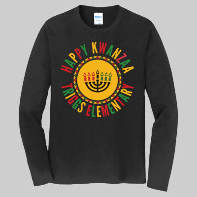 Adult Long Sleeve Shirt - Winter Holidays - Happy Kwanzaa Thumbnail