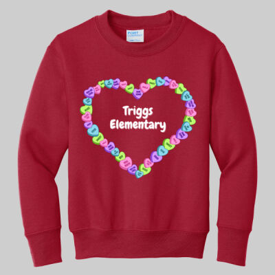 Youth Crewneck - Spring - Candy Hearts Thumbnail