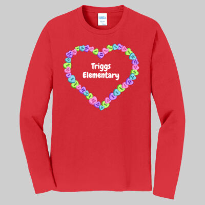 Adult Long Sleeve Shirt - Spring - Candy Hearts Thumbnail